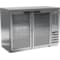 Beverage-Air Back Bar Refrigerator, Stainess Steel with 2 Solid Doors, 115V 48" BB48HC-1-S - alternate 1